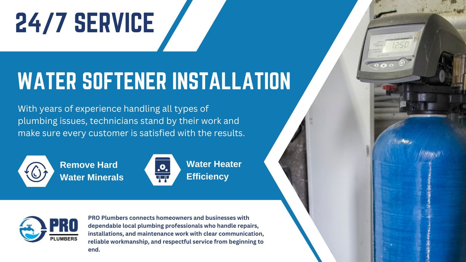 Water softener installation in Alafaya, FL